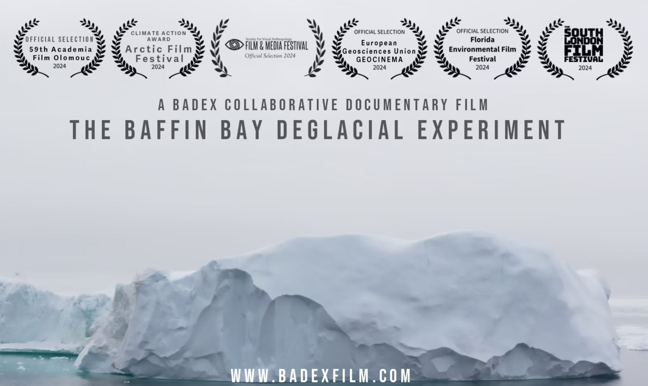 <h3>BADEX Film Short</h3><p>Filmed on a coring cruise in<br/>Baffin Bay, Greenland <br/>in Summer 2023</p>